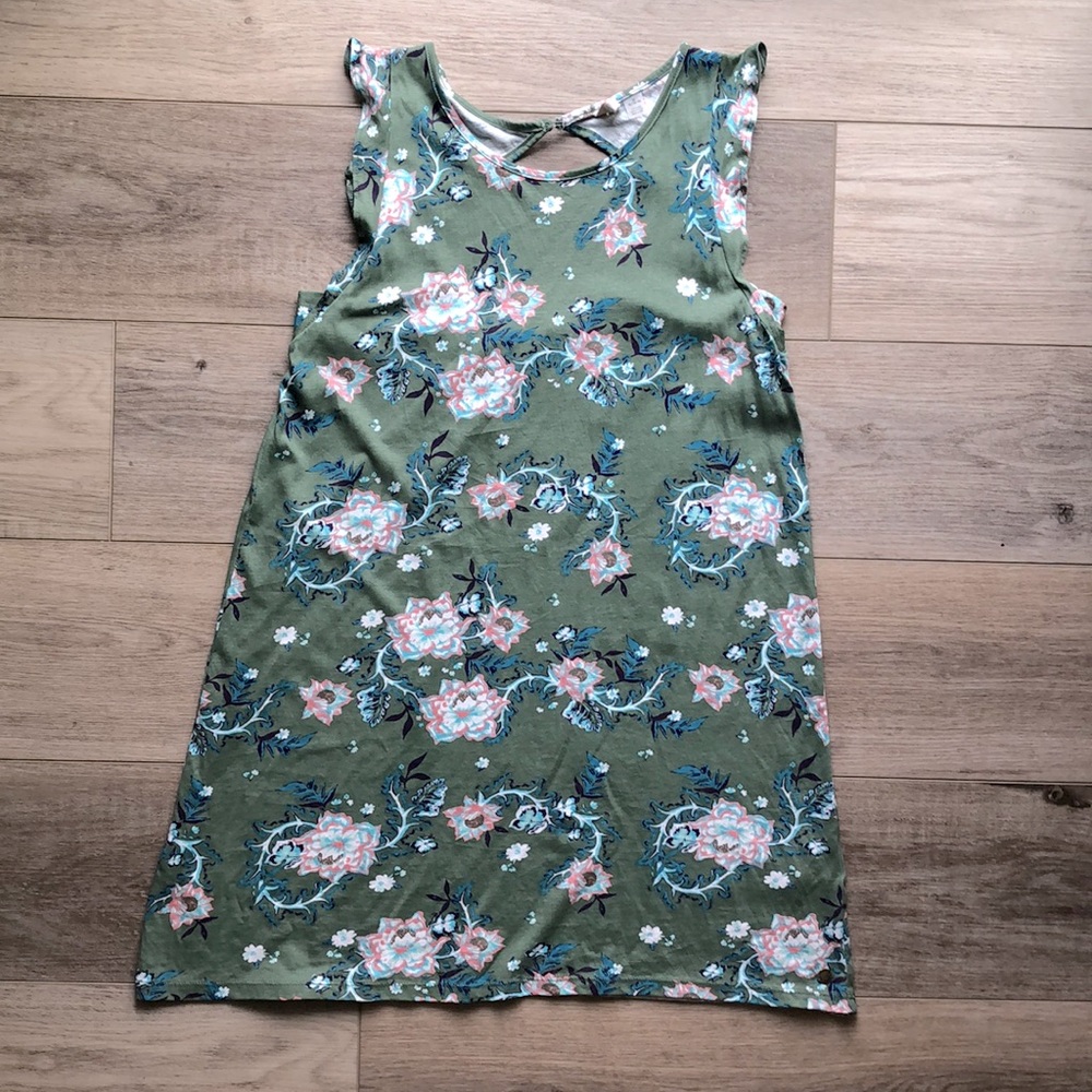 Roxy Cut Out Floral Print Dress